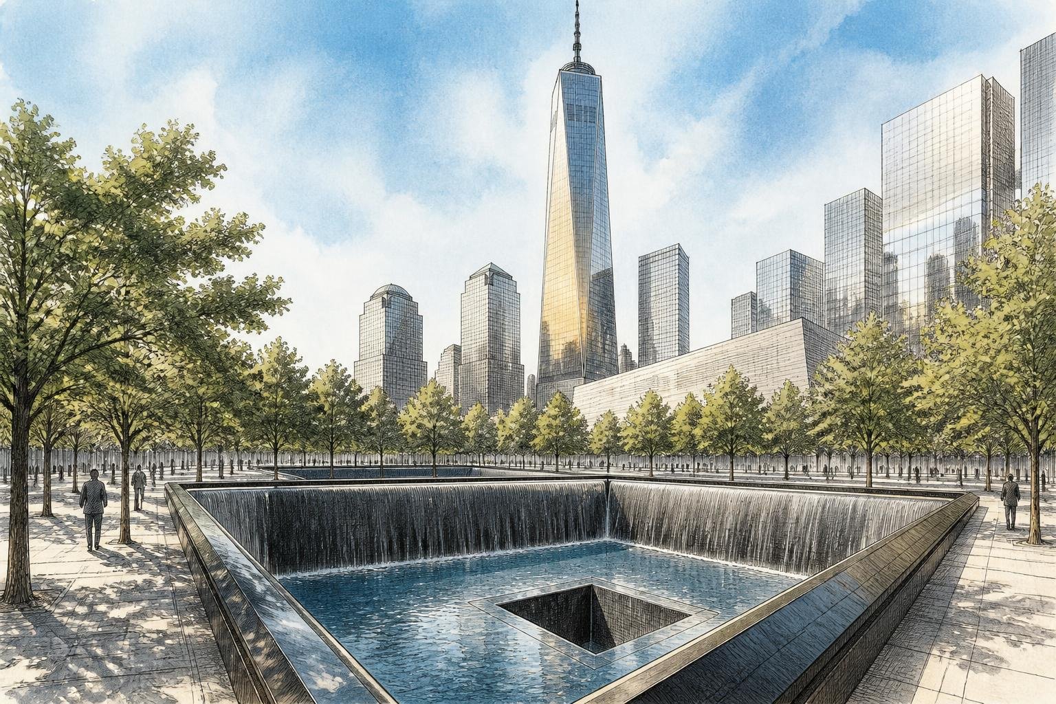 A 25 años del 11 de septiembre: cómo se visita hoy el Memorial de Nueva York