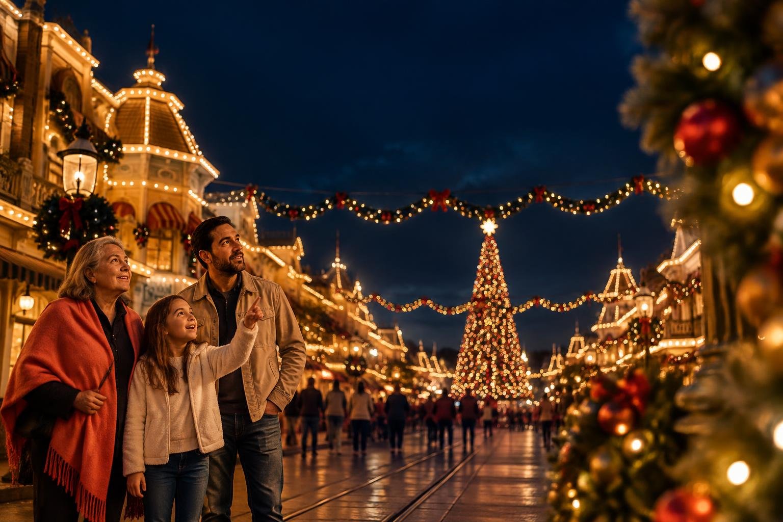 Navidad en Disney World: qué ves con la entrada común y qué fiestas se pagan aparte