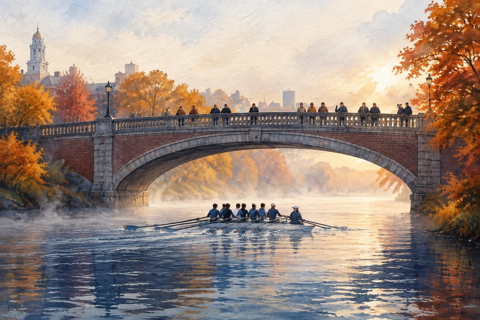Head of the Charles: la regata de Boston que se mira desde siete puentes