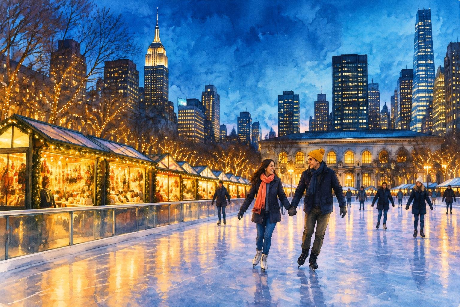 Mercados navideños en Estados Unidos: de Bryant Park al Christkindlmarket de Chicago