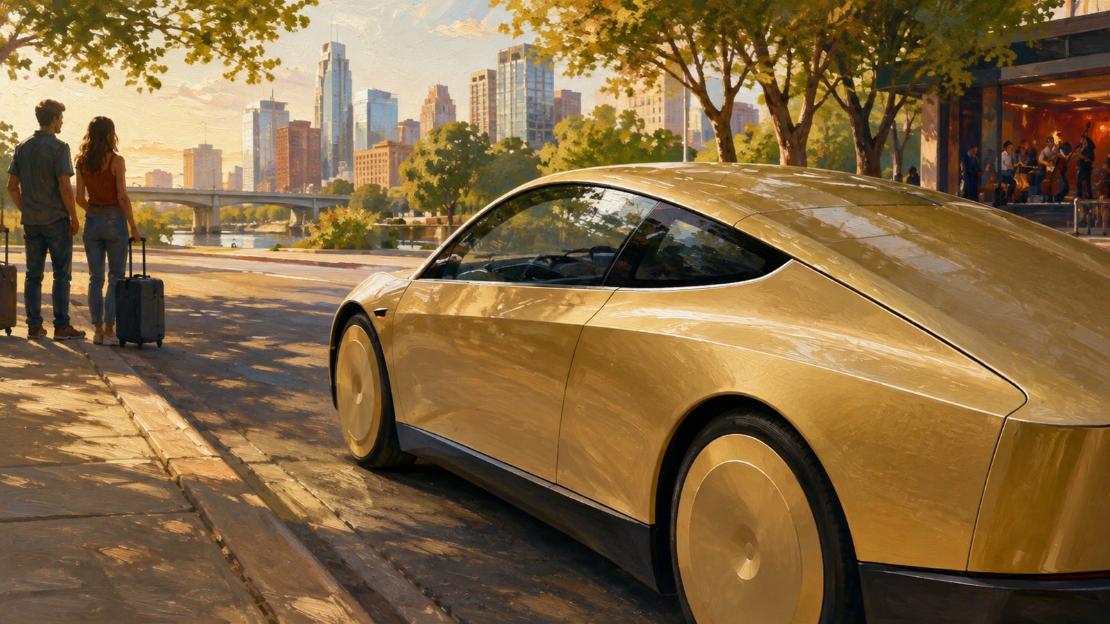 Tesla Cybercab en Austin: cómo subirte al taxi sin volante