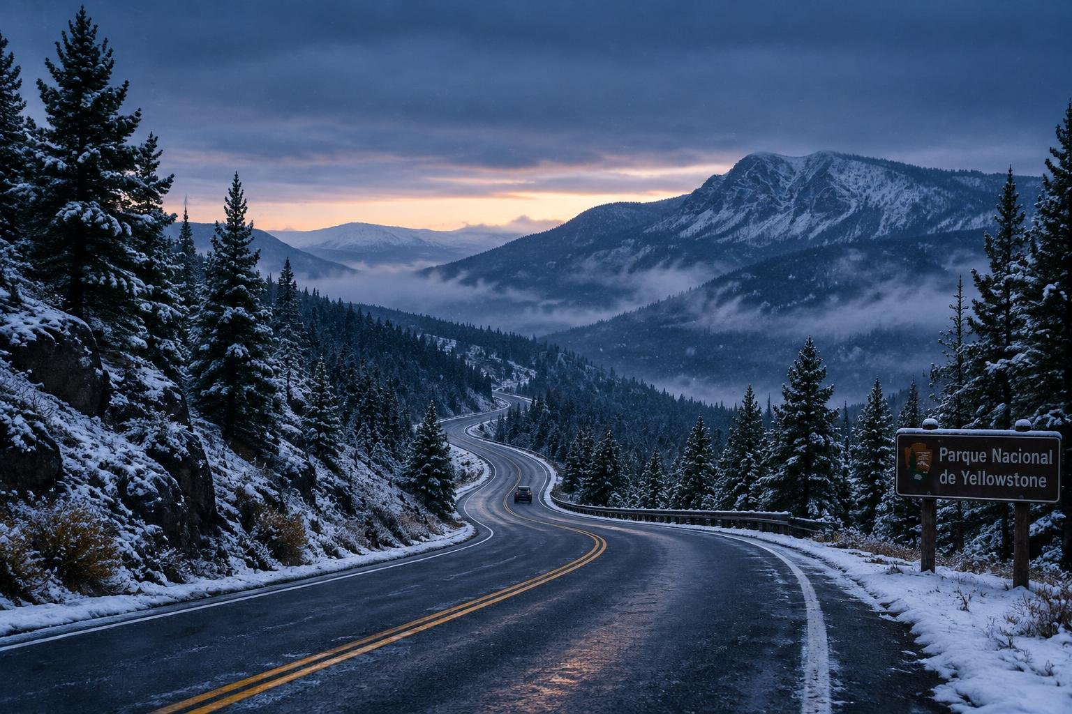 Yellowstone en octubre: el 12 cierran dos rutas de altura y el 31 casi todo